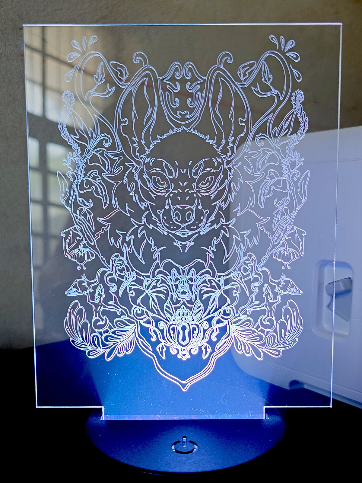 Enchanted Wolf Acrylic Stand